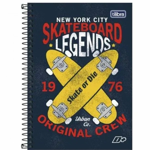 Caderno Pequeno Espiral Capa Dura 1/4 D+ 200 Folhas