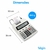 Calculadora de Mesa 12 dígitos Elgin Calendário Relógio 6125 - comprar online