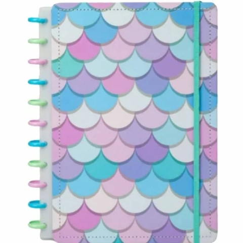 Caderno Universitário Mermaid 11 discos Disko