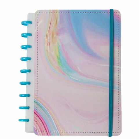 Caderno Universitário 11 discos Algodão Doce