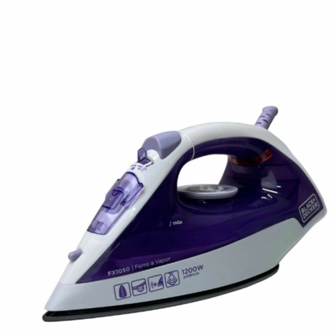 Ferro De Passar Black Decker C/Base Antiaderente 127V Fx1050