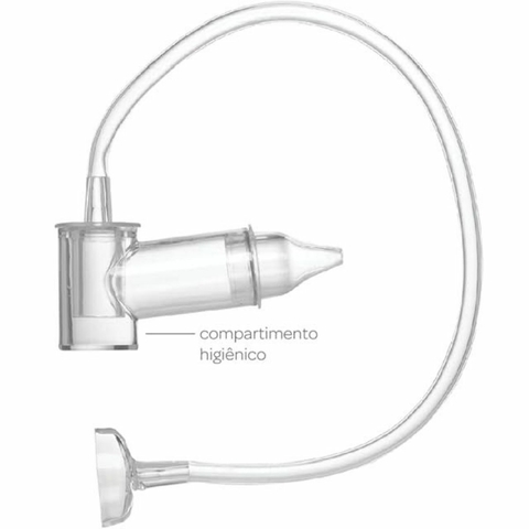 Aspirador Nasal Buba Transparente Com Sucção Para Bebe