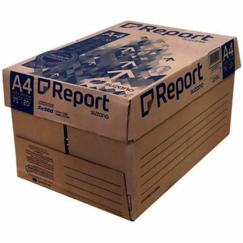 Papel Sulfite Premium A4 Report cx com 10 resmas 210X297MM