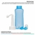 Higienizador Ducha Nasal Silicone Lavador Lavagem 300ml Buba - loja online