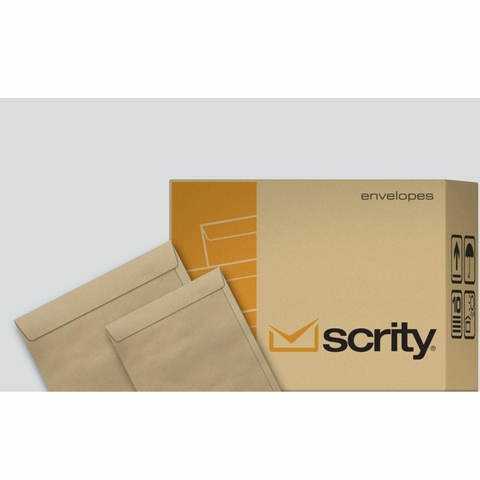 Envelope de Papel Kraft Natural 185X248 80G Com 250 unidades