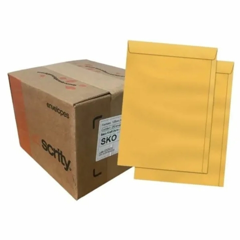 Envelope de Papel Ouro 185X248 80G Com 250 unidades