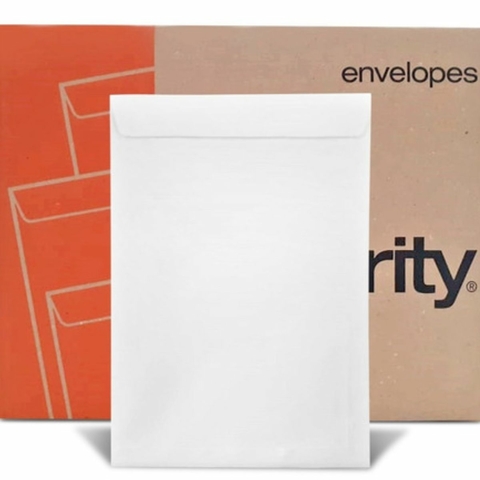 Envelope de Papel Branco 185X248 90G Com 250 unidades