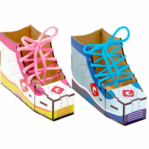 Alinhavos Bota em MDF - Carlu