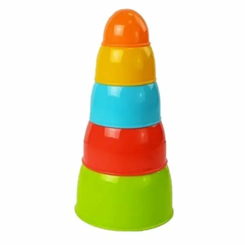 Conjunto Potinhos Empilha-Empilha Multikids Baby - BR1641