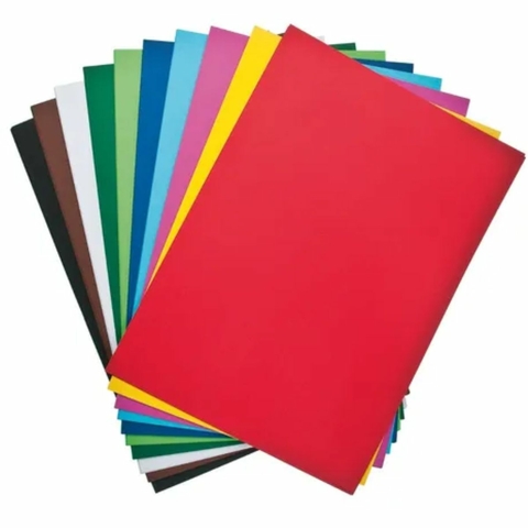 Placa de Eva 40x48 liso cores variadas- unidade