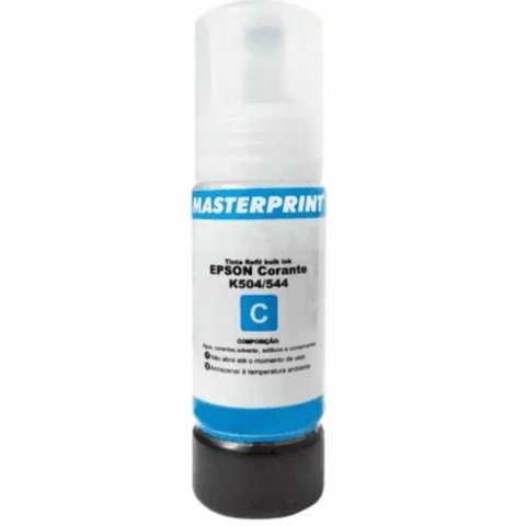 Refil de Tinta Epson Corante 504/544 Azul 70ML Master