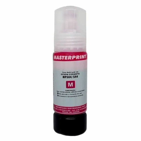 Refil de Tinta Epson Corante 504/544 Magenta 70ML Master