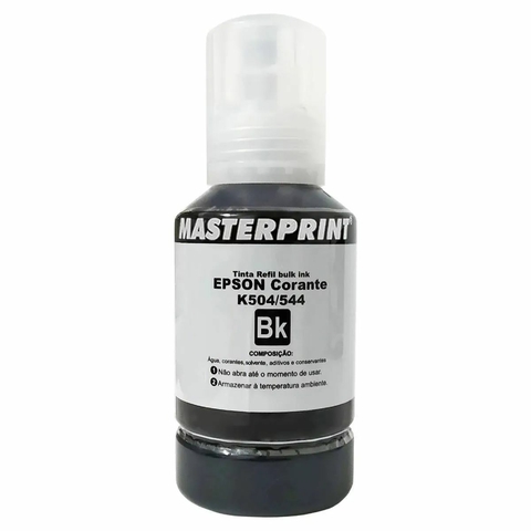 Refil de Tinta Epson Corante 504/544 Preto 127 ML Master