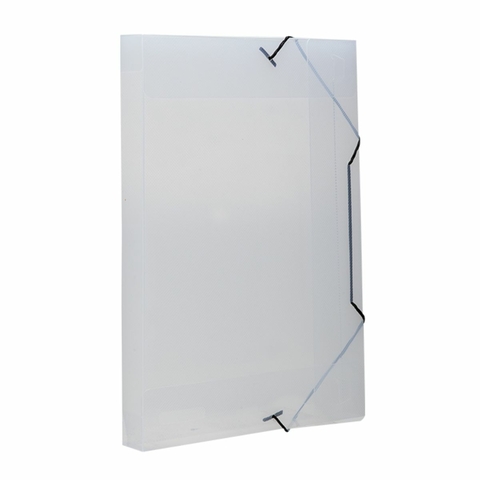 Pasta com aba Elástico Ofício Top Line Cristal 3 cm - Dello