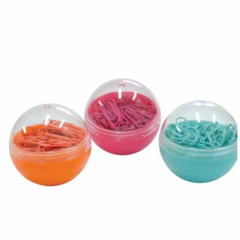 Clips 28mm Bolinhas Cores Sortidas 80 Unidades