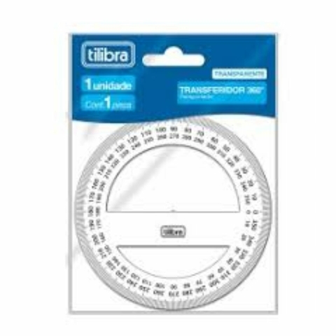 Transferidor Transparente 360 - Tilibra