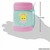 Pote Térmico Com Talher Animal Fun Girafa 320ml Buba Rosa - comprar online