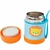 Pote Térmico Infantil Buba Animal Fun Leão 320ml Com Talher