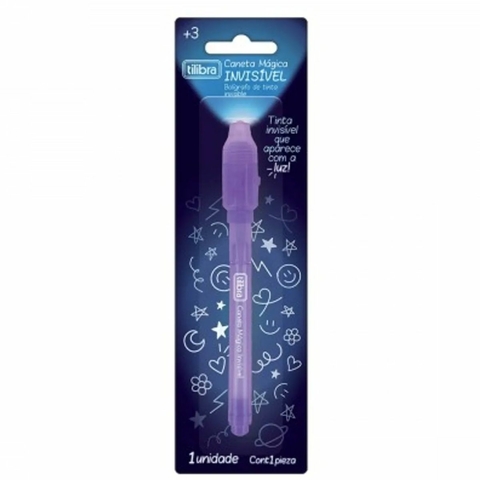 Caneta Magica Invisivel Tilibra Exterior Lilás