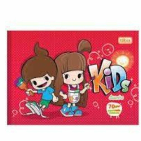 Caderno Espiral de Desenho Meia Pauta Capa Dura 40 F Sapeca