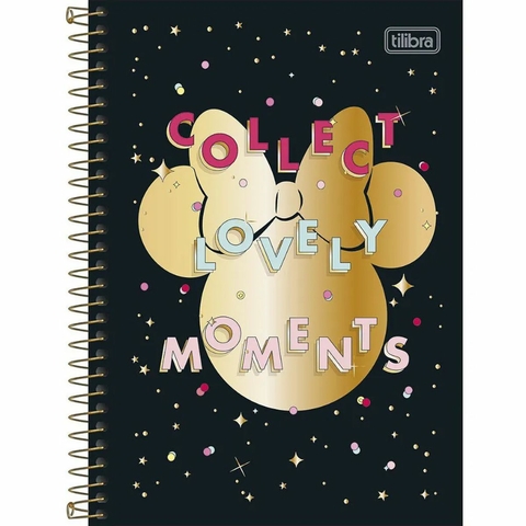 Caderno Espiral Capa Dura 1/4 80 fls Minnie Tilibra