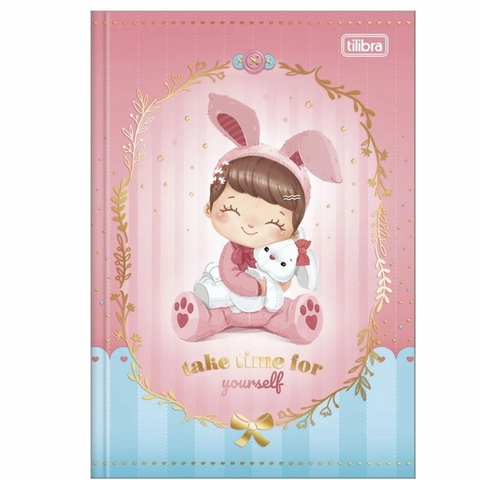 Caderno brochura capa dura 1/4 80 folhas La Liz- Tilibra