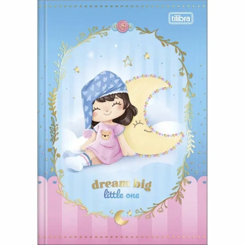 Caderno Brochura Capa Dura 1/4 80 folhas Dream Big- Tilibra