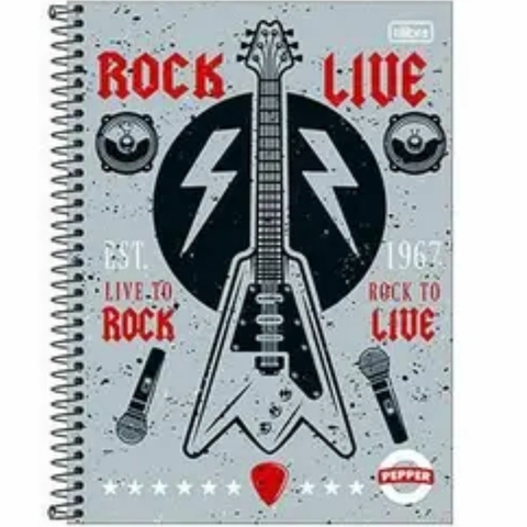 Caderno capa dura 16x1 - 256 fLS s - Pepper Masculino