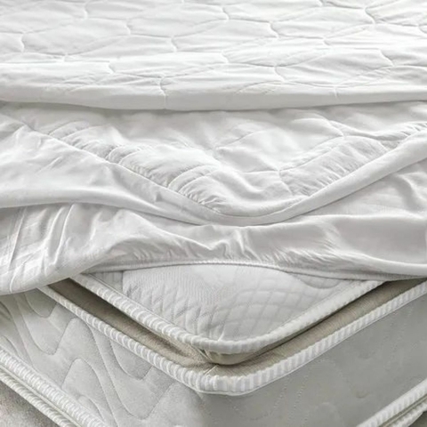 Protetor de Colchão Solteiro Impermeável 100% Algodão Dante Branco