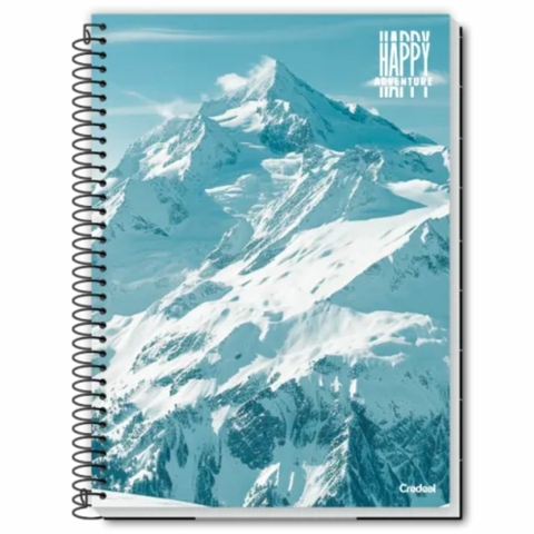Caderno Happy Adventure Paisagem CD 20 Matérias 280 Folhas