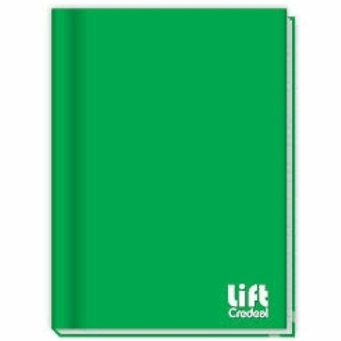 Caderno Brochura Costurado 1/4 CD 96 fls Lift Vermelho