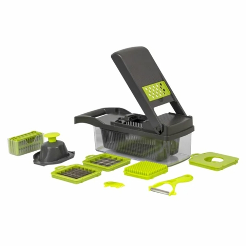 Cortador e Ralador 10 x 1 c/ Dispenser Multifunções Plasvale