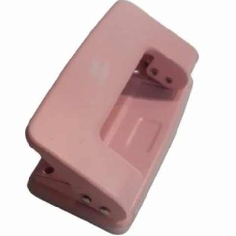 Perfurador 2 Furos 10 Folhas Rosa VMP