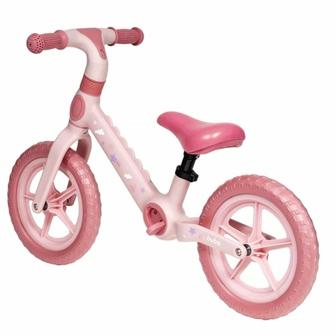 Bicicleta De Equilíbrio S/ Pedal Rosa Unicórnio 19620 - Buba