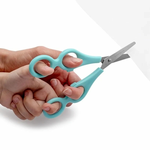 Tesoura Escolar Dupla Adaptada Tandem Sortida Yins