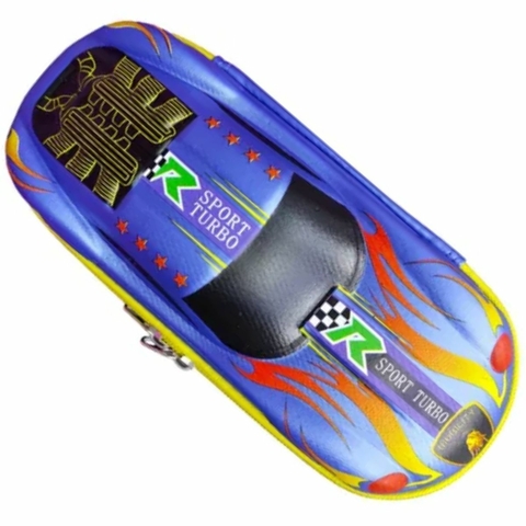 Estojo com Ziper Carro Sport Turbo Azul VMP