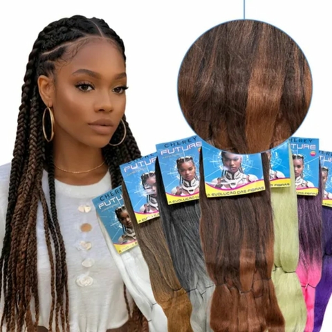 Cherey Jumbo Future 330 Gramas Tranças Afro Box Braids