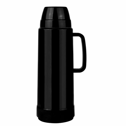 Garrafa Termica de Mesa Preta 1 Litro Usada P/ Café Cha Água