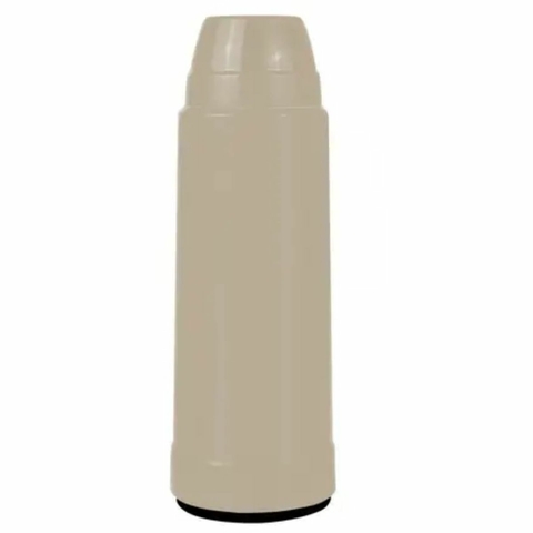 Garrafa Termica de Mesa Bege 1 Litro Usada P/ Café Cha Água