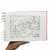 Imagem do Livro de Colorir Bobbie Goods Rosa 50 folhas capa dura