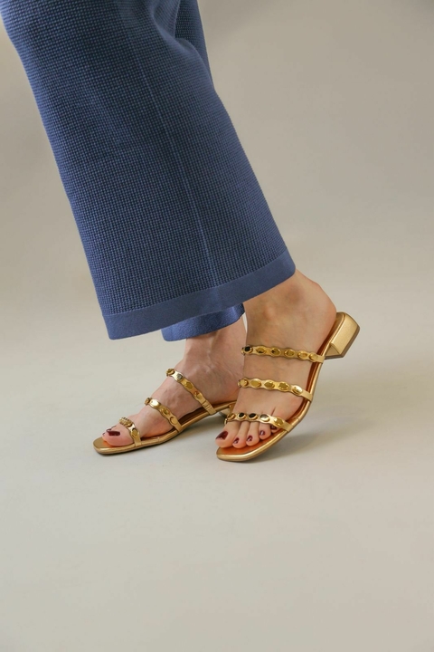 Rasteira Três Tiras - comprar online