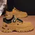 Botas de cano alto masculinas ao ar livre montanhismo sem penetração sapatos