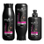 Kit Shampoo Condicionador e Creme de Pentear Restauração Choque de Reconstrução Vult