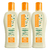 Kit 3 Shampoo Clareador Cabelos Loiros Camomila e Girassol Iluminador Bio Extratus 250ml