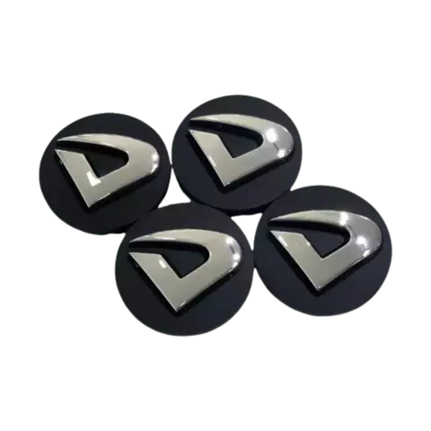 Jogo de Calota Central Tampa Miolo De Roda Volcano C/Boton