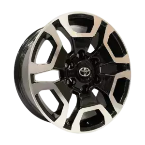 Roda Aro 17 Furação 6X139 S284 Diamantada Preta (Hilux SRX)