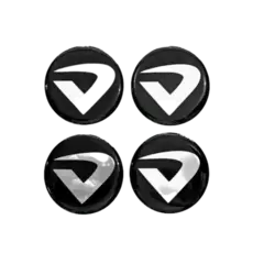 Jogo de Calota Central Tampa Miolo De Roda Volcano C/Emblema