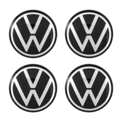 Jogo de Calota Central Tampa Miolo De Roda VW Garra Esportiva Nivus