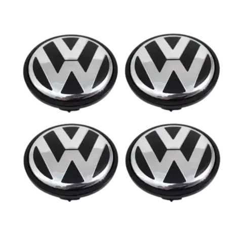 Jogo de Calota Central Tampa Miolo De Roda VW Amarok/Passat/Jetta Original