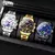 Reloj hombre masculino de luxo 3 peças relógios de negócios masculino calendário completo lazer esportes relógio masculino aço inoxidável quartzo wishwatch - loja online